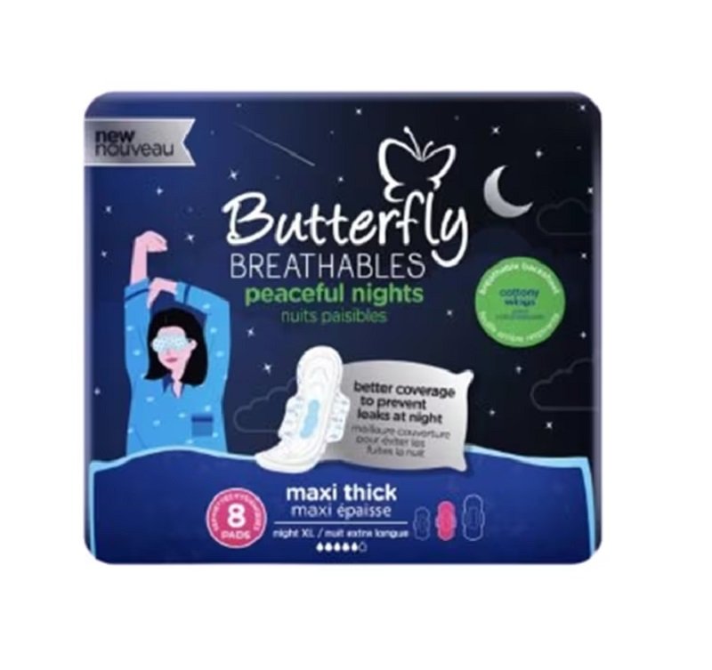 8 BF MAXI PEACEFUL NIGHT XL 8 PADS - Image 1