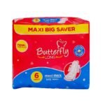 BUTTERFLY MAXI THICK LONG 6 PADS