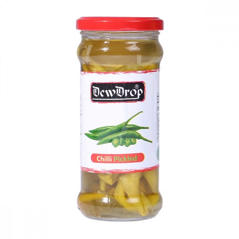 Mushrooms 6 DEW DROP CHILLI PICKLED-420G - Image 1