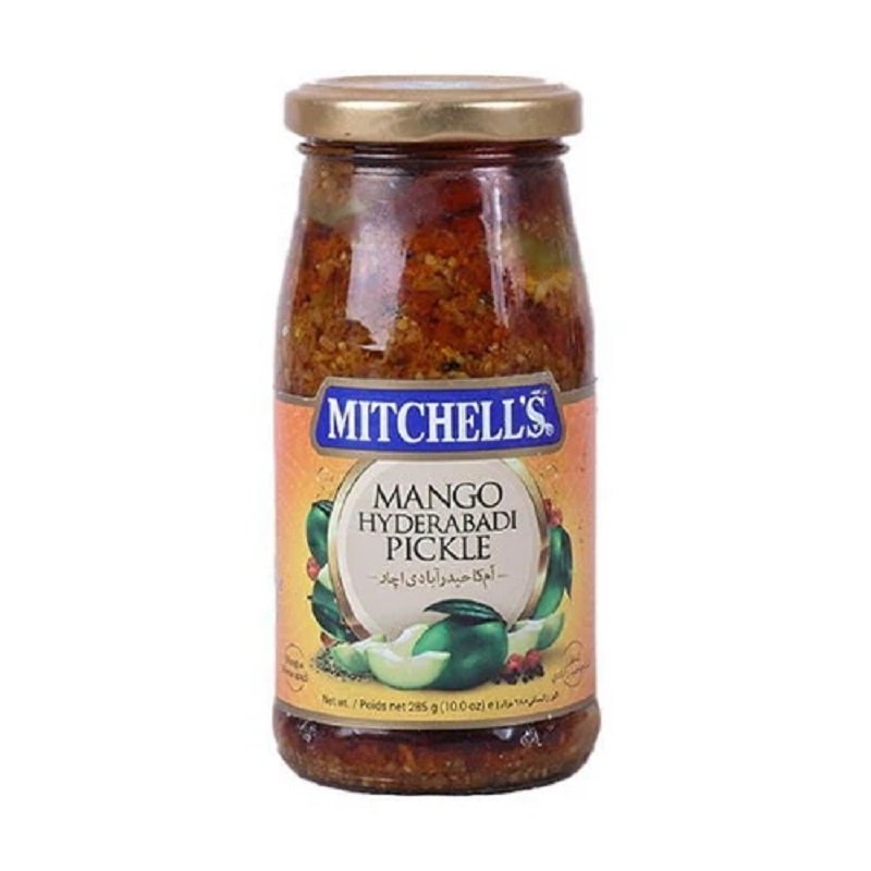 Pickle 2 MITCHELLS MANGO HYDERABADI PICKLE-285G - Image 1