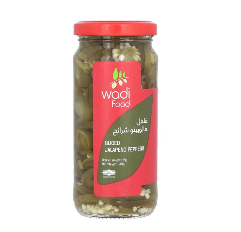 Sauce 31 WADI JALAPENO PEPPERS SLICED-240G - Image 1