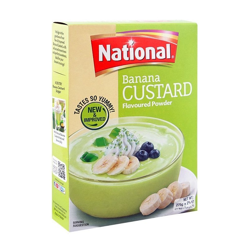 Sauce 45 NATIONAL BANANA CUSTARD POWDER-300G - Image 1