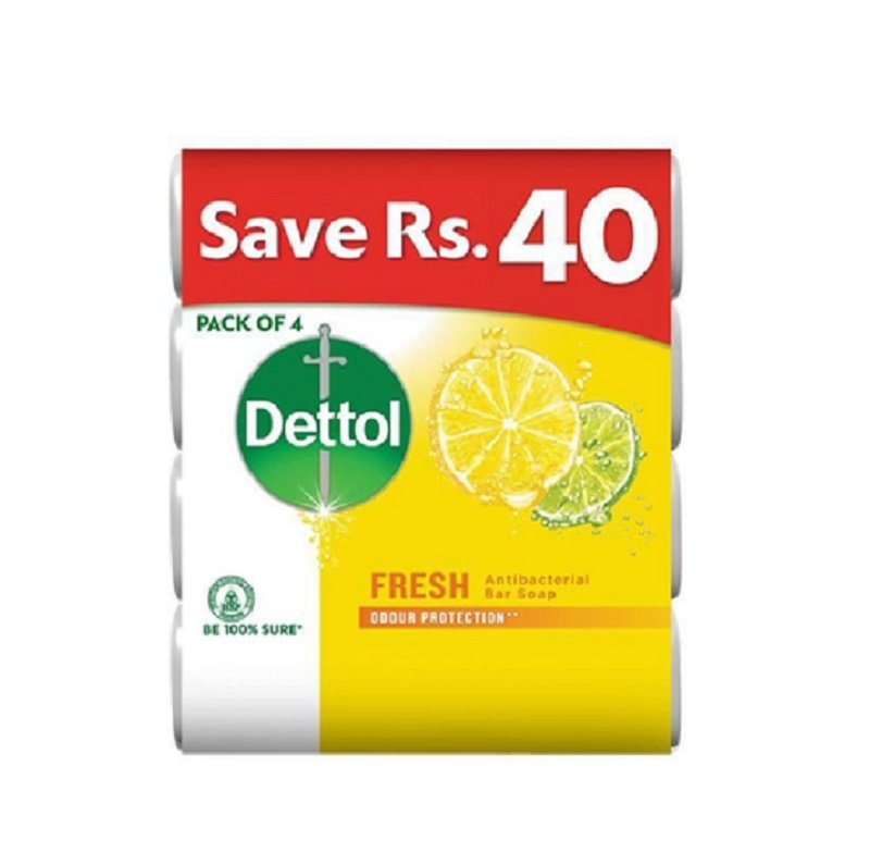 Soap 10 DETOL/PK/FRESH SV40 110G*4 - Image 1
