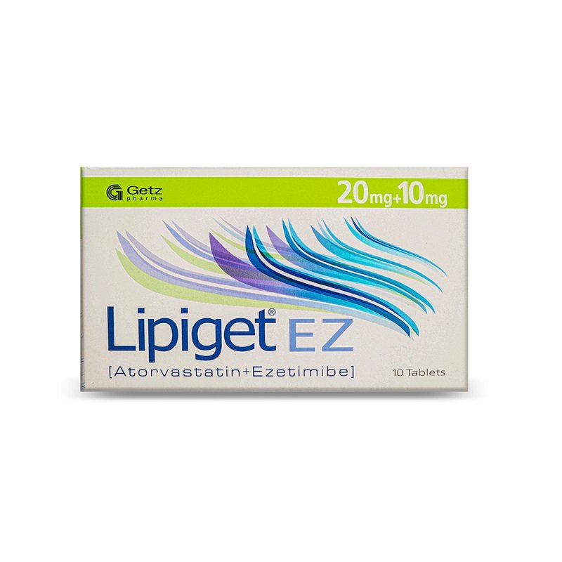 LIPIGET EZ TAB 10S LIPIGET EZ 10/20MG TAB 10S - Image 1