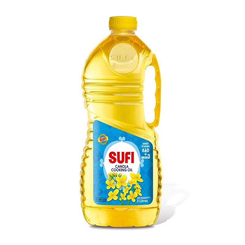 SUFI OIL SUFI CANOLA COOKING OIL BOTTLE-3L - Image 1