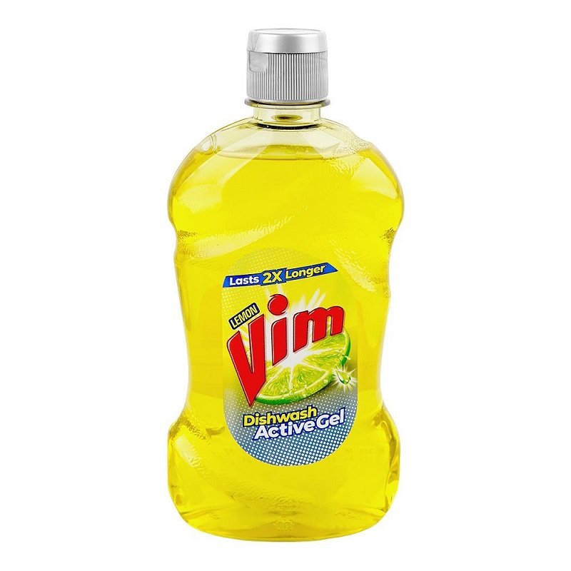 VIM LEMON DISHWAS ATIVE GEL-500ML VIM LEMON DISHWAS ATIVE GEL-500ML - Image 1