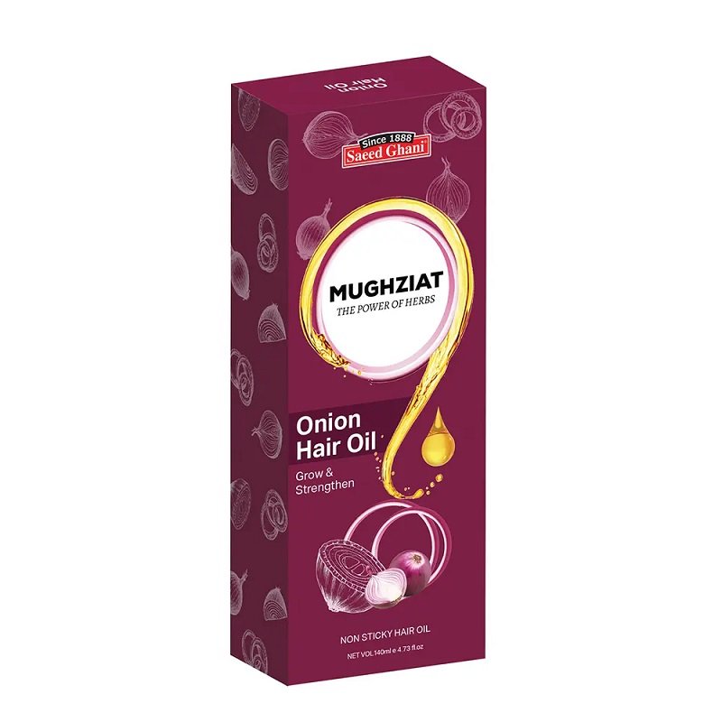 onion oil SAEED GHANI MUGZIAT ONION HAIR OIL-140ML - Image 1