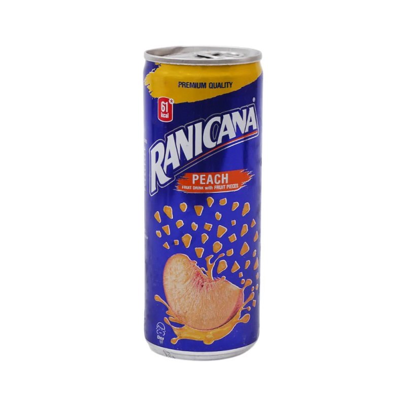 peach RANICANA PEACH FRUIT DRINK-240ML - Image 1
